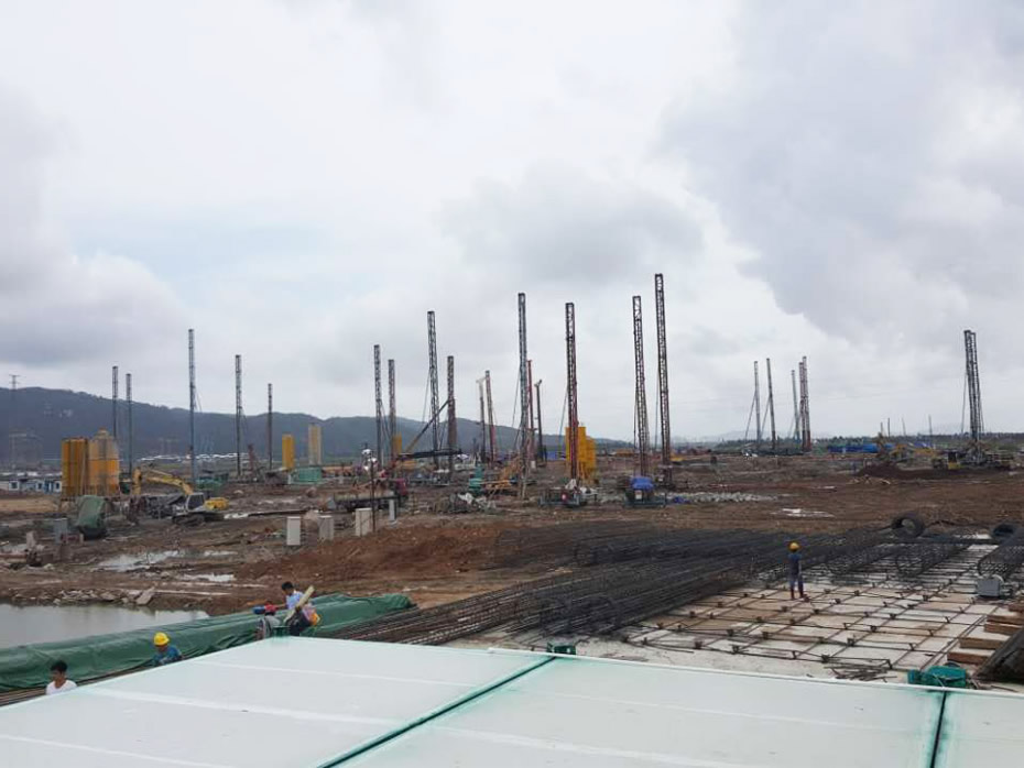 珠海横琴金汇广场搅拌桩软基加固工程